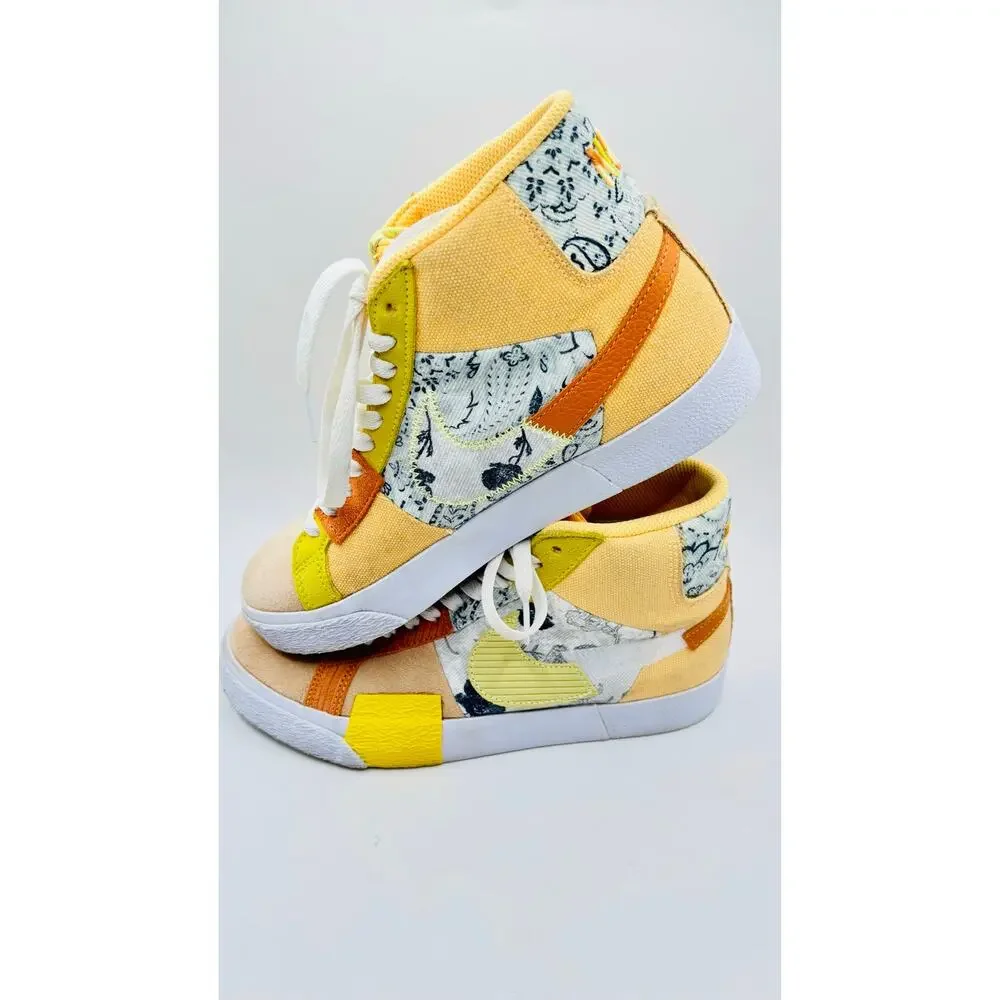 Nike SB Zoom Blazer Mid top Paisley Pack MelonTint sneaker athletic shoe men 6